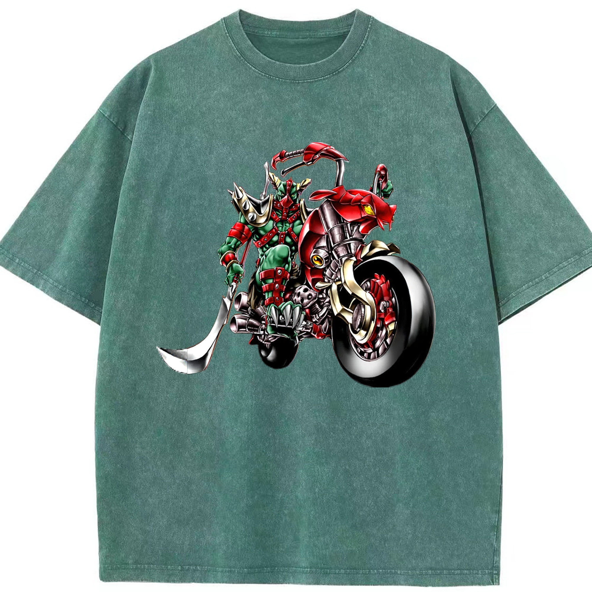（画像用） 遊☆戯☆王 Yu-Gi-Oh! 綿100% ヴィンテージ風 半袖Tシャツ（フロントプリント）